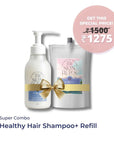 Healthy Hair Shampoo + Refill Pack Combo